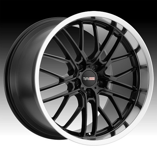 Cray Eagle Gloss Black Custom Corvette Wheels 1